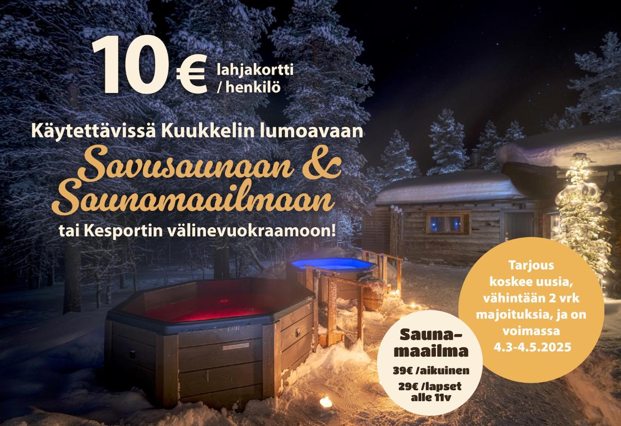 Kuukkeli Saariselkae Inn Buitenkant foto